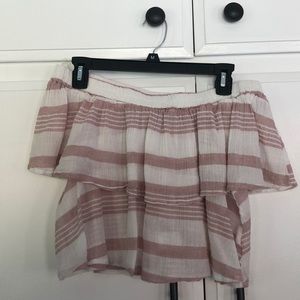 Off the shoulder top.